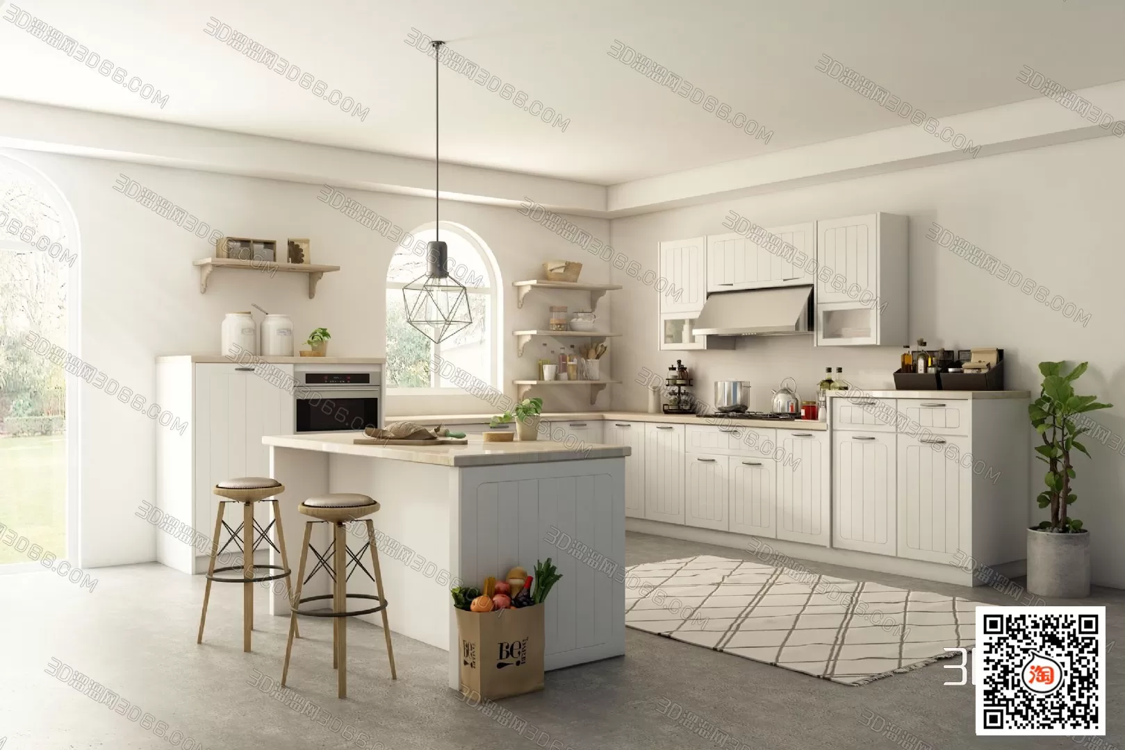 Kitchen – Scandinavian architecture – 038
