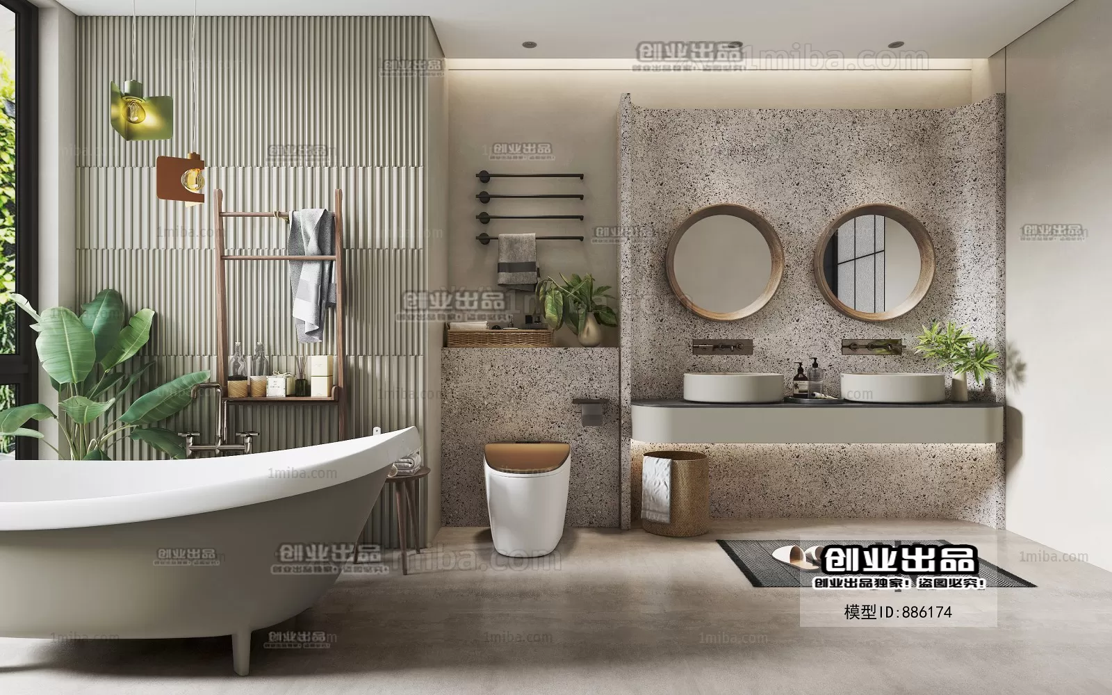 Bathroom – Scandinavian architecture – 017