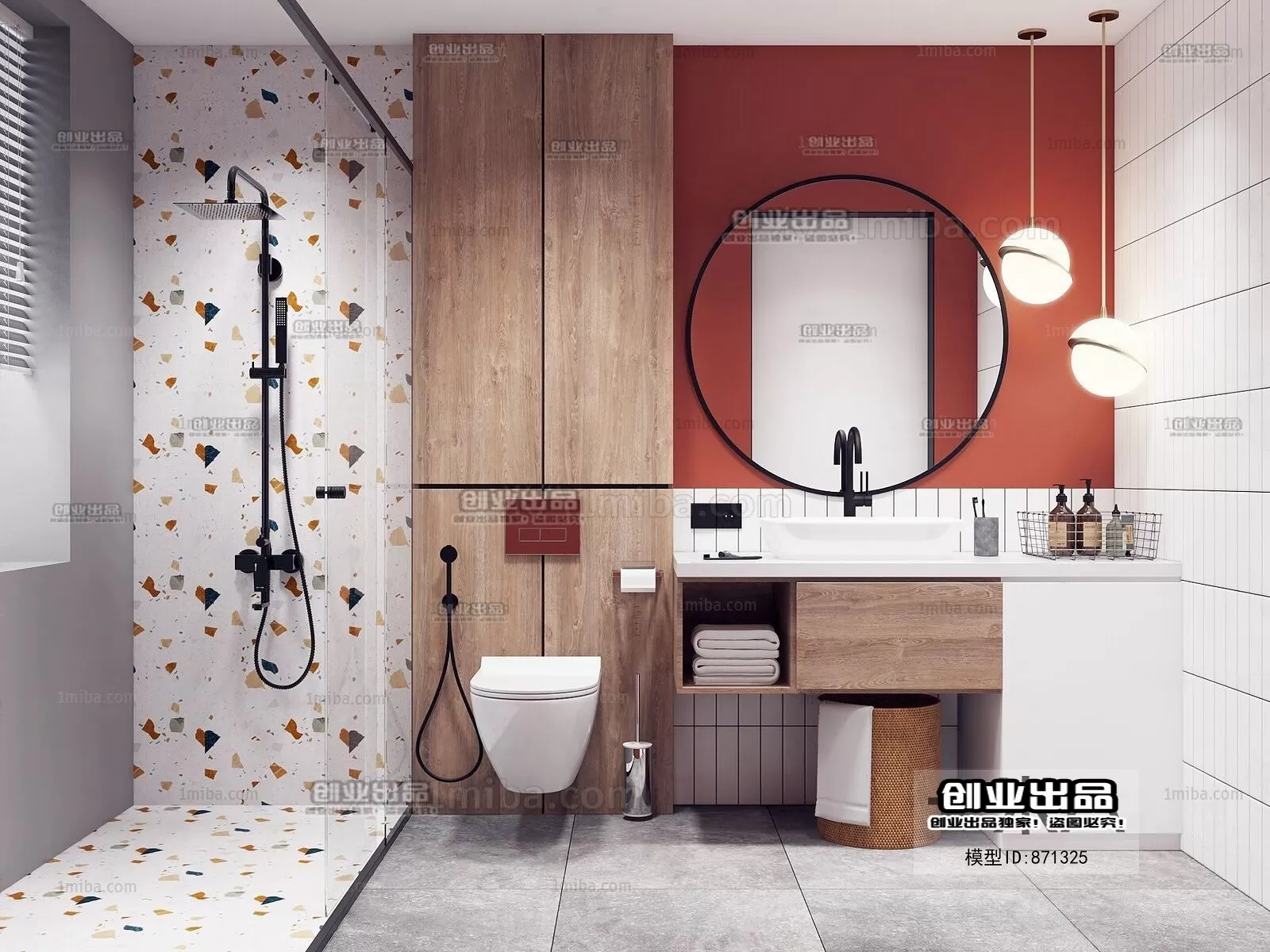 Bathroom – Scandinavian architecture – 018