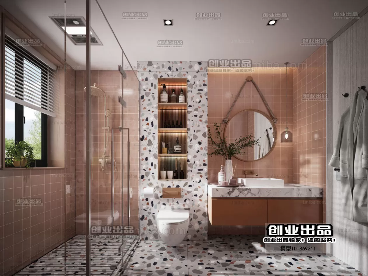 Bathroom – Scandinavian architecture – 019