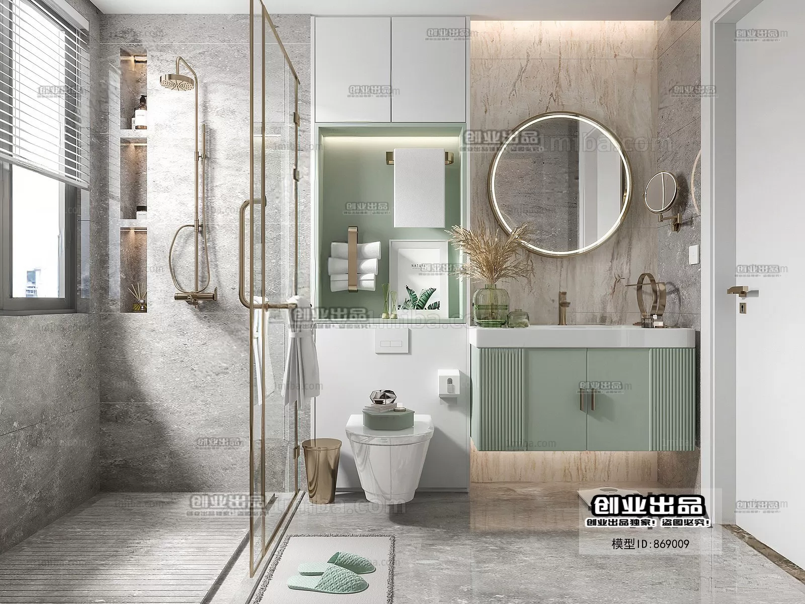 Bathroom – Scandinavian architecture – 020