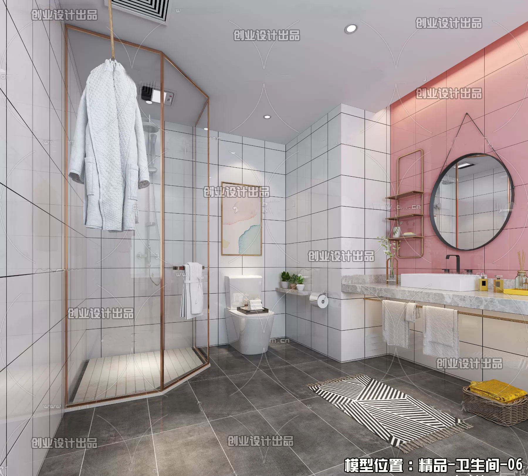 Bathroom – Scandinavian architecture – 027