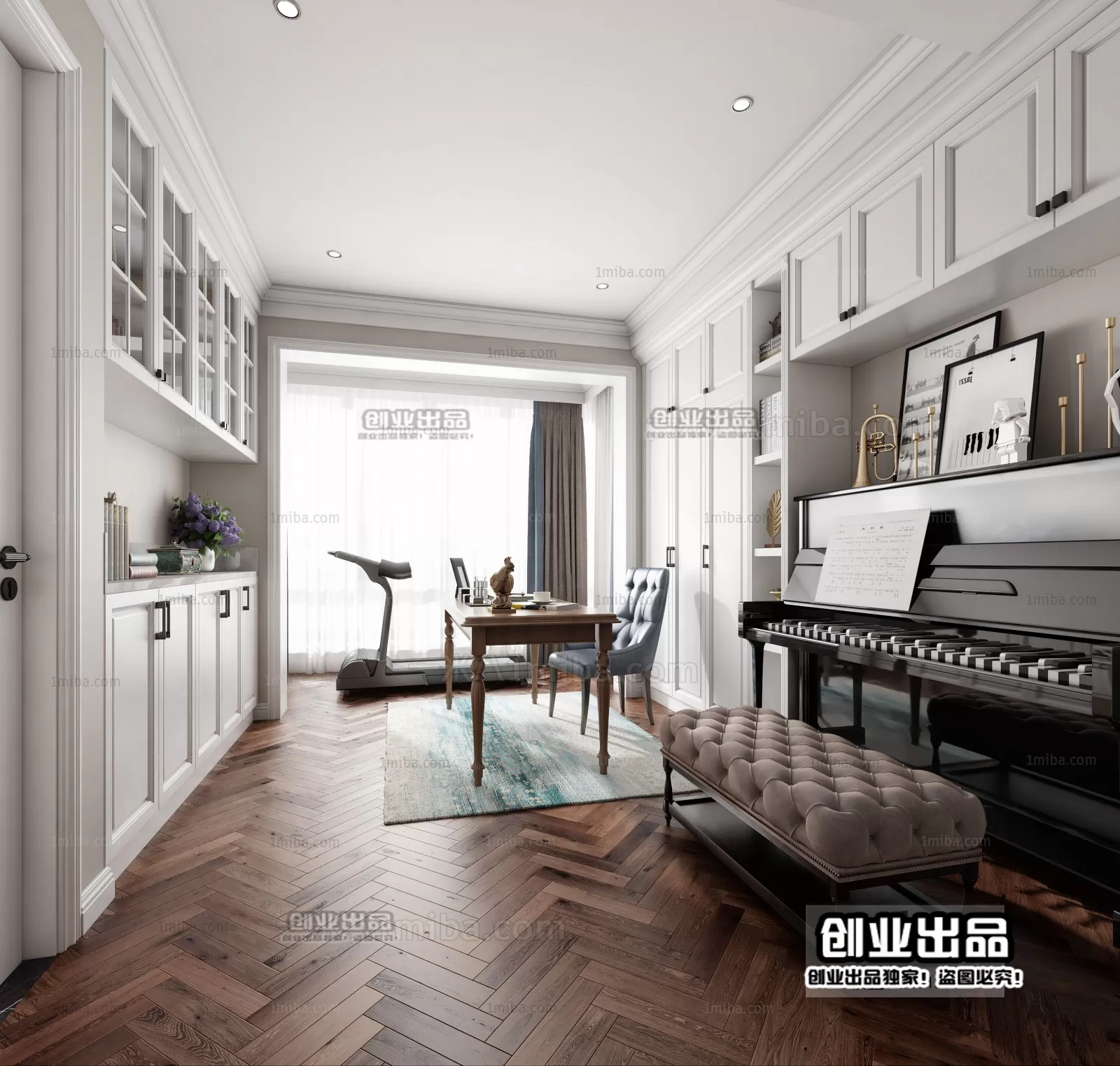 Office – European Design – 3D66 – 3D Scenes – 005
