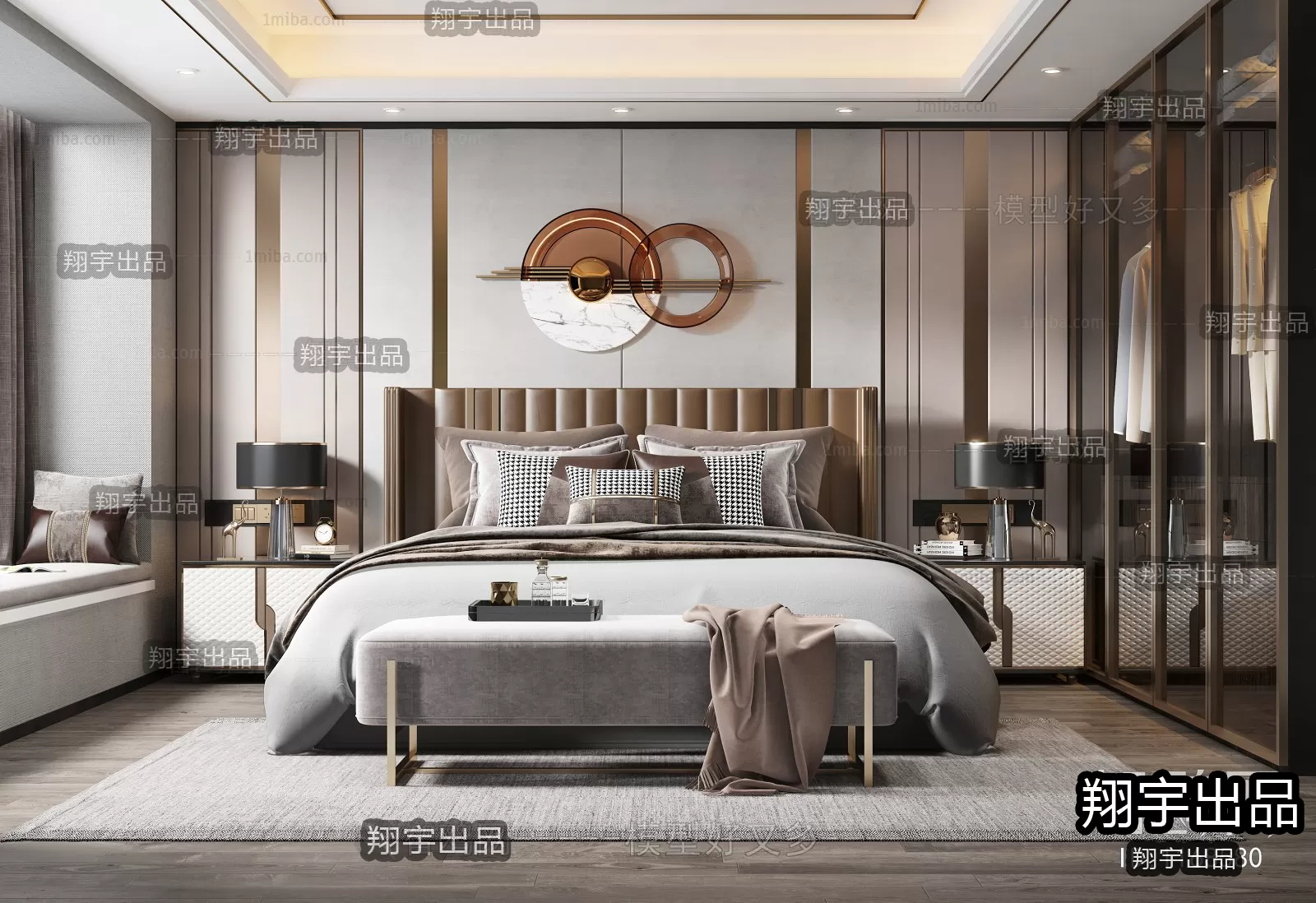 Bedroom – Modern Design – 3D66 – 3D Scenes – 007 Bedroom – Modern Design – 3D66 – 3D Scenes – 007