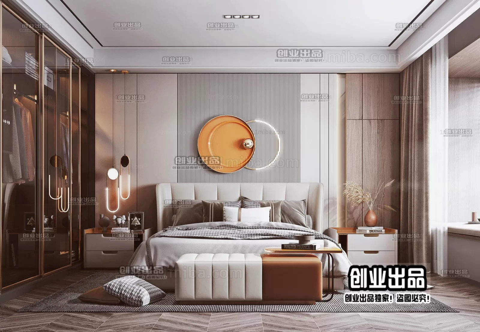 Bedroom – Modern Design – 3D66 – 3D Scenes – 031 Bedroom – Modern Design – 3D66 – 3D Scenes – 031