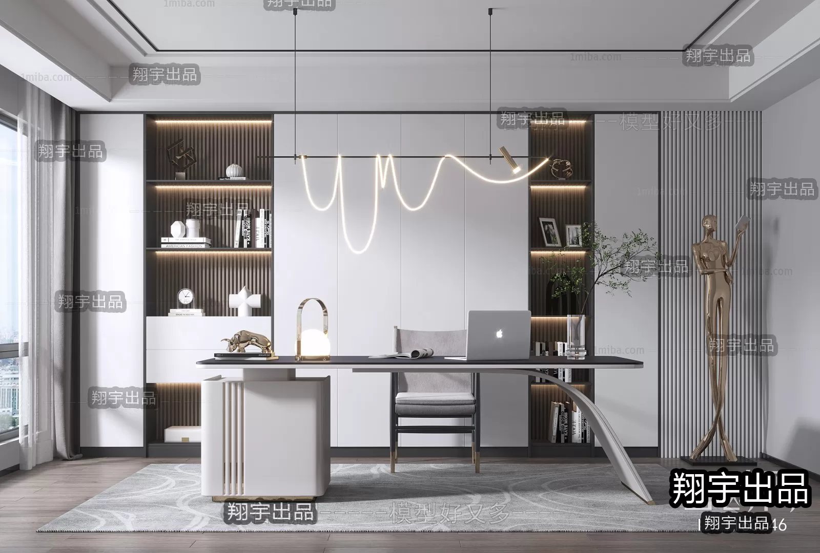 Office – Modern Design – 3D66 – 3D Scenes – 007