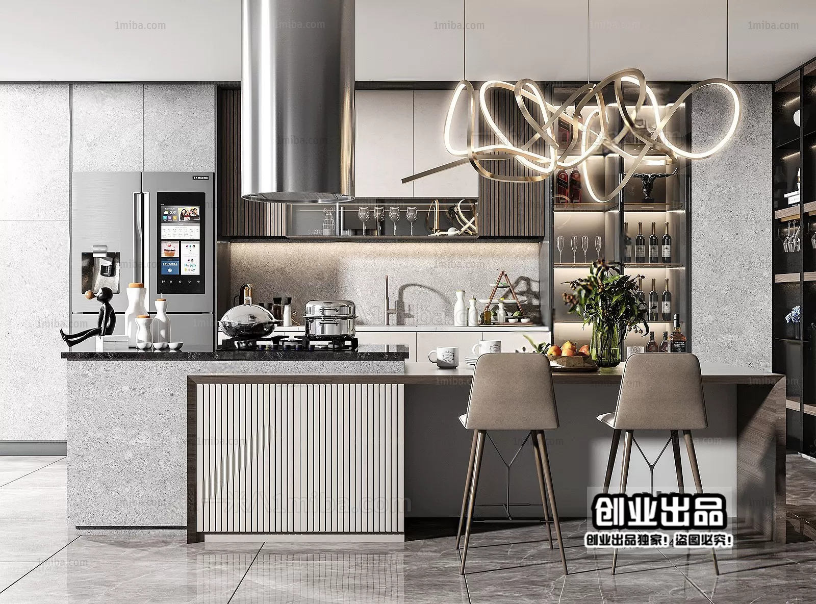 Dining Room – Modern Interior Design – 3D Models – 146 Dining Room – Modern Interior Design – 3D Models – 146