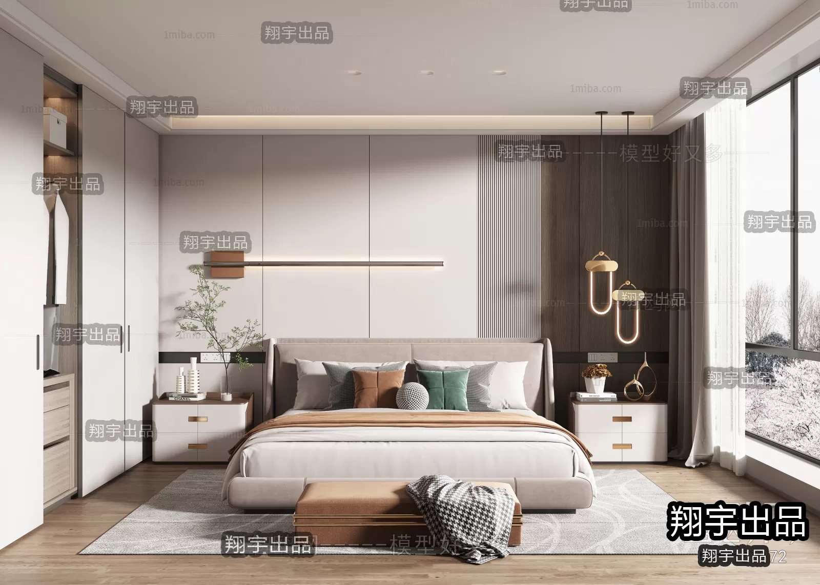 Bedroom – Modern Interior Design – 3D Models – 012 Bedroom – Modern Interior Design – 3D Models – 012