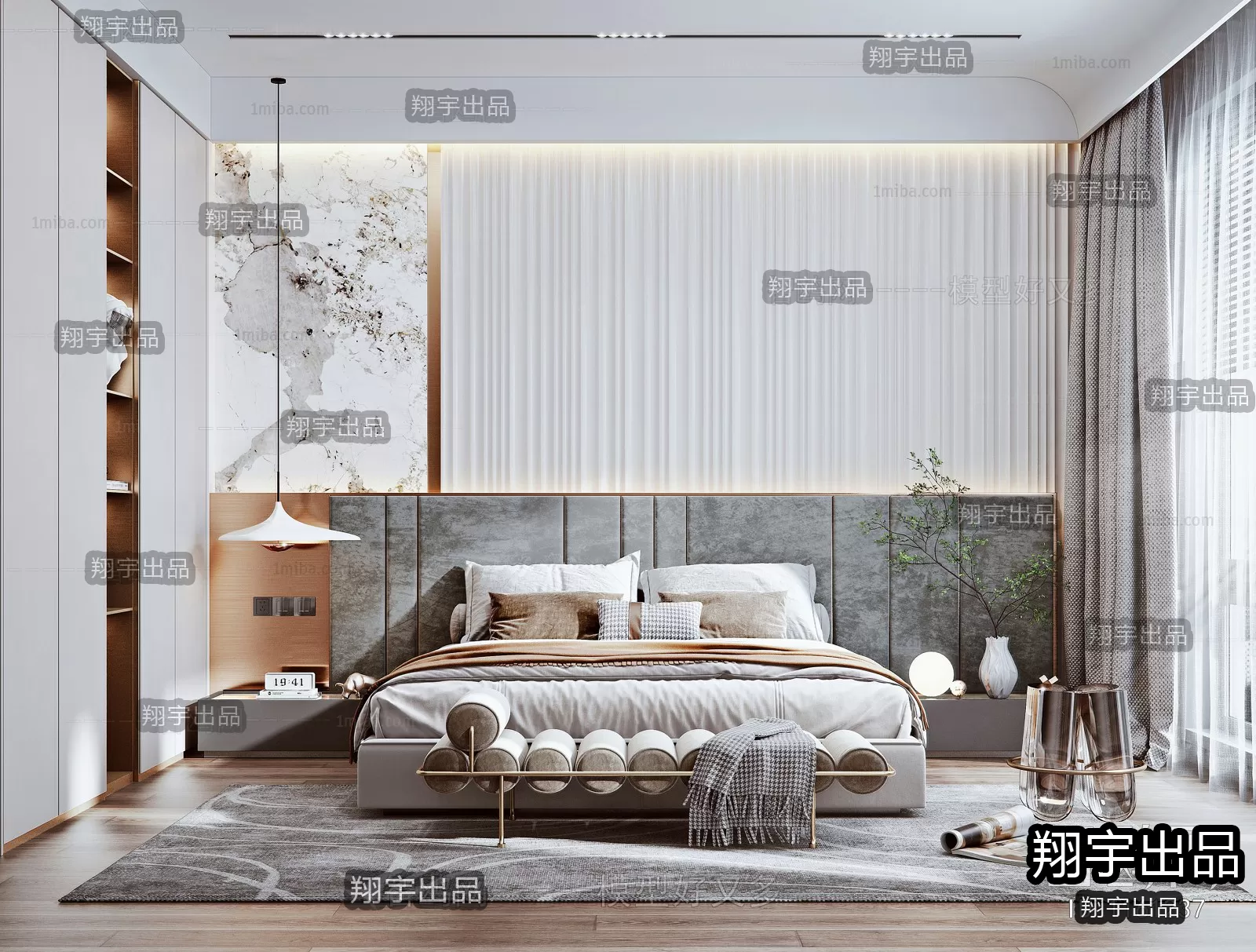 Bedroom – Modern Interior Design – 3D Models – 013 Bedroom – Modern Interior Design – 3D Models – 013