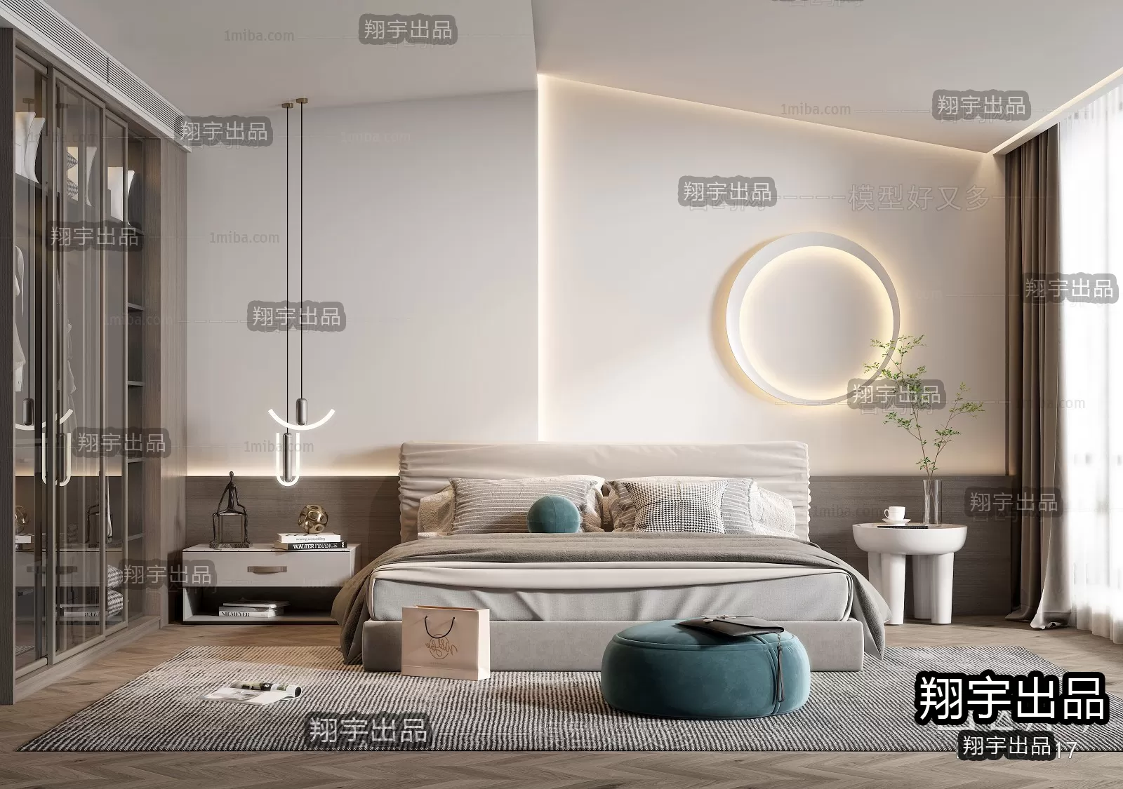 Bedroom – Modern Interior Design – 3D Models – 024 Bedroom – Modern Interior Design – 3D Models – 024