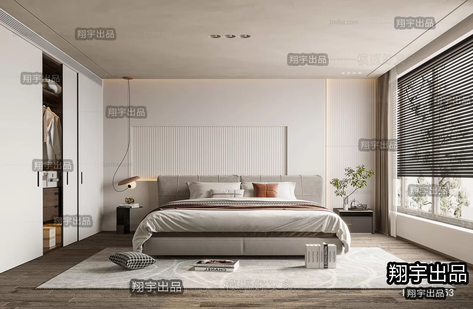 Bedroom – Modern Interior Design – 3D Models – 030 Bedroom – Modern Interior Design – 3D Models – 030