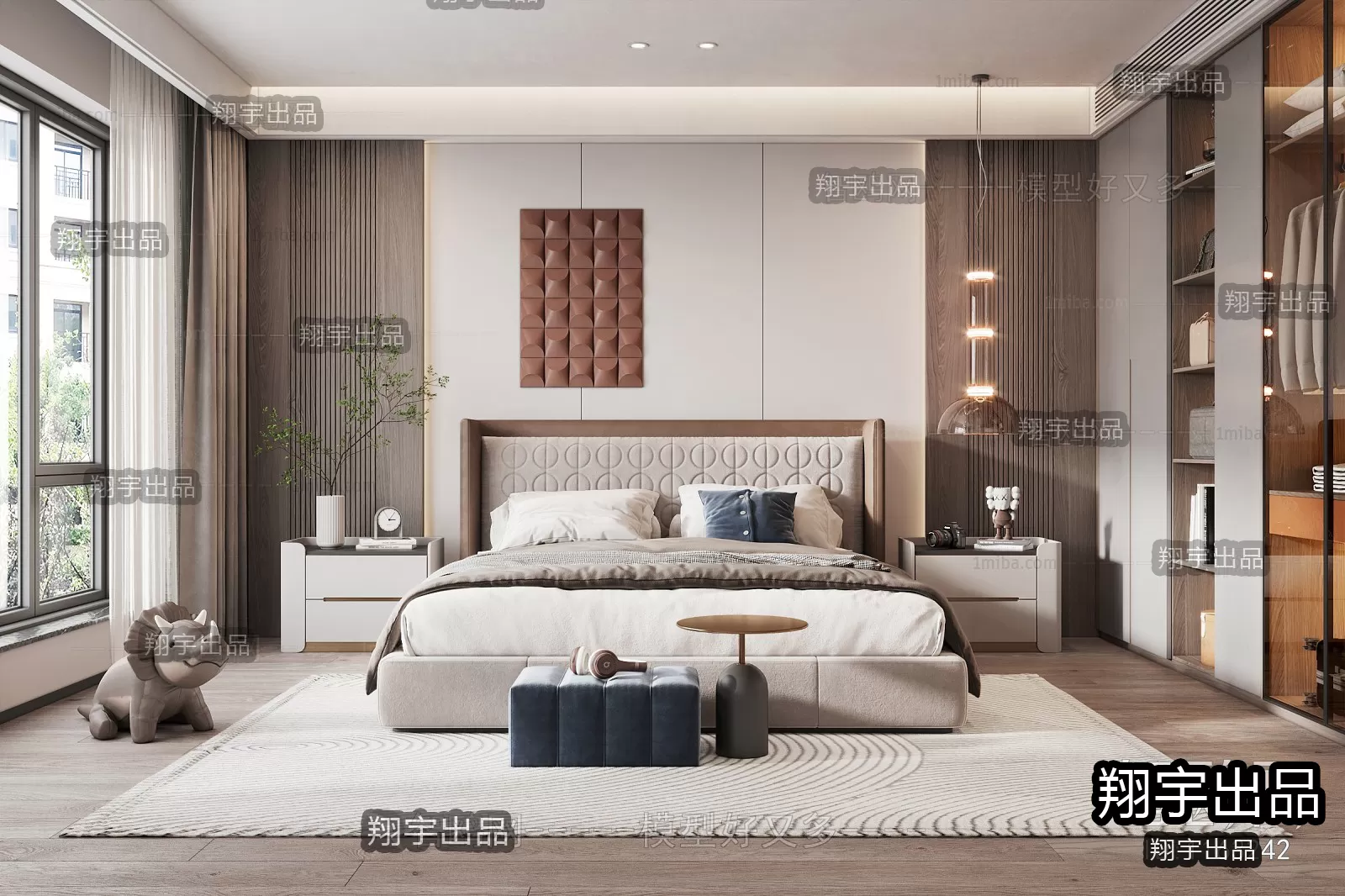 Bedroom – Modern Interior Design – 3D Models – 034 Bedroom – Modern Interior Design – 3D Models – 034