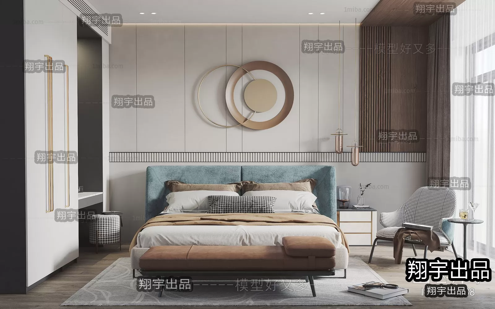 Bedroom – Modern Interior Design – 3D Models – 036 Bedroom – Modern Interior Design – 3D Models – 036