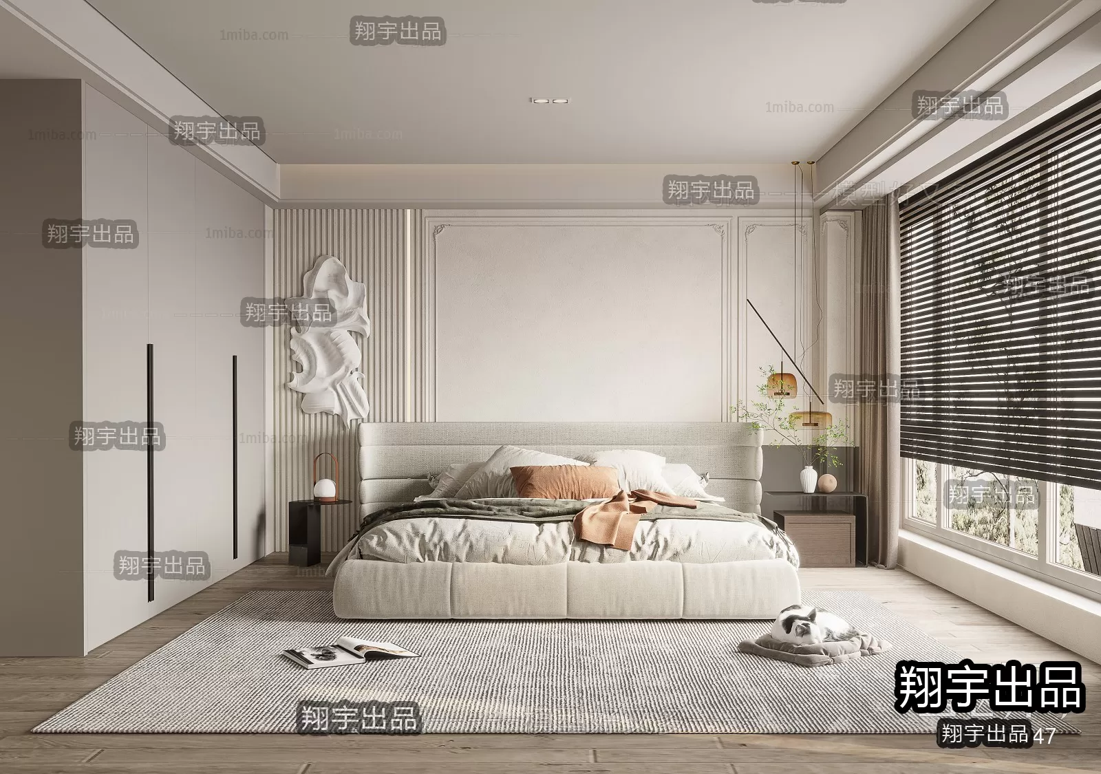 Bedroom – Modern Interior Design – 3D Models – 049