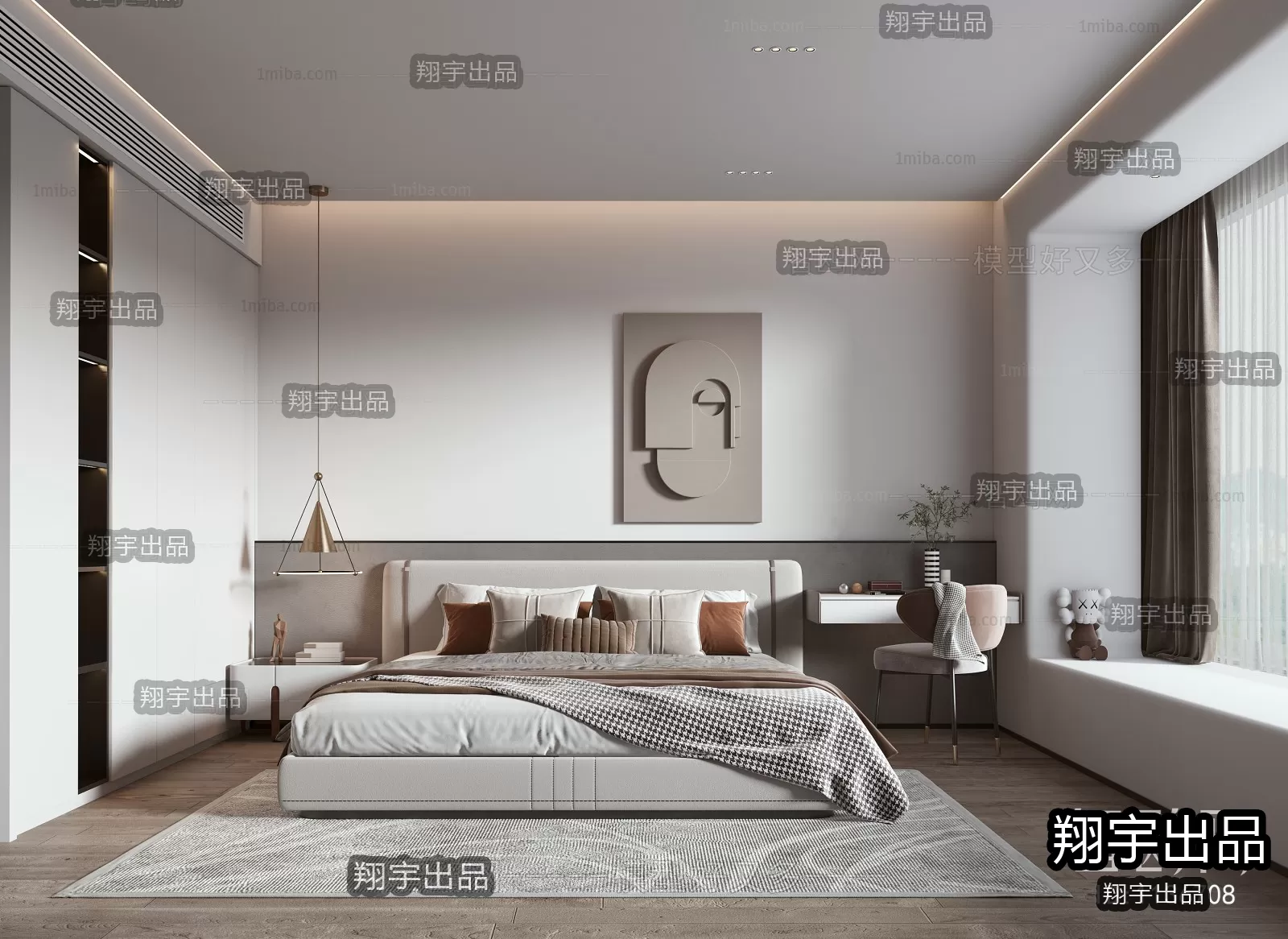 Bedroom – Modern Interior Design – 3D Models – 053 Bedroom – Modern Interior Design – 3D Models – 053