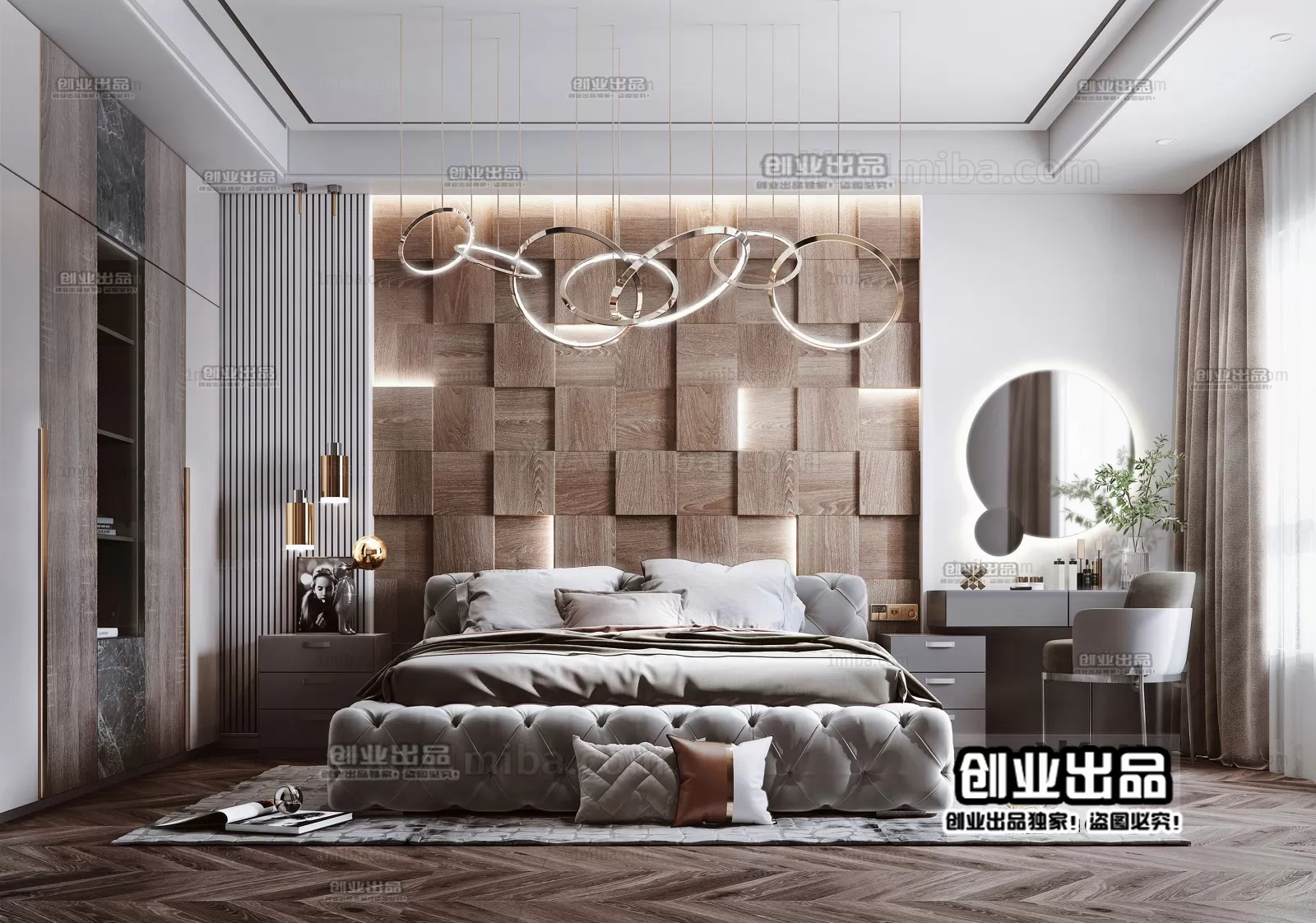 Bedroom – Modern Interior Design – 3D Models – 059 Bedroom – Modern Interior Design – 3D Models – 059