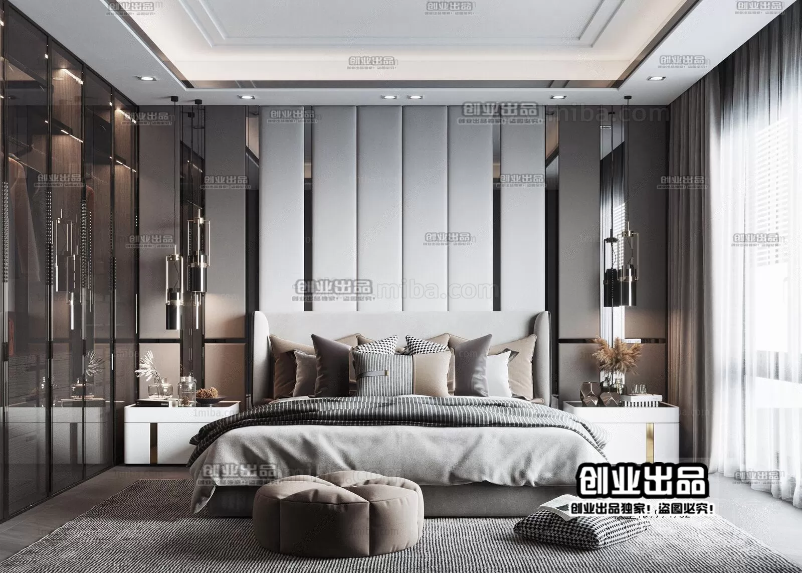 Bedroom – Modern Interior Design – 3D Models – 062 Bedroom – Modern Interior Design – 3D Models – 062