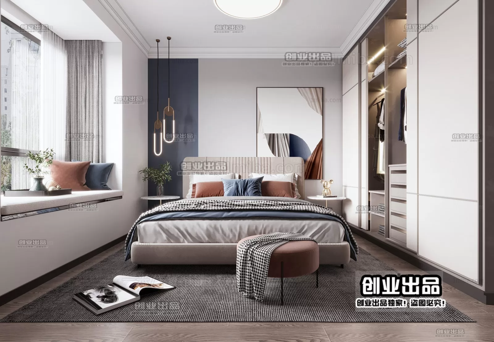 Bedroom – Modern Interior Design – 3D Models – 067 Bedroom – Modern Interior Design – 3D Models – 067