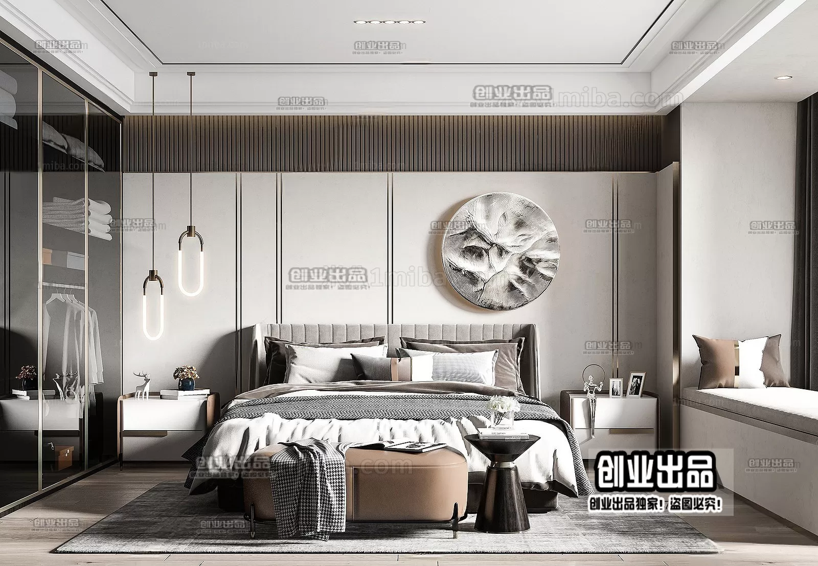 Bedroom – Modern Interior Design – 3D Models – 069 Bedroom – Modern Interior Design – 3D Models – 069