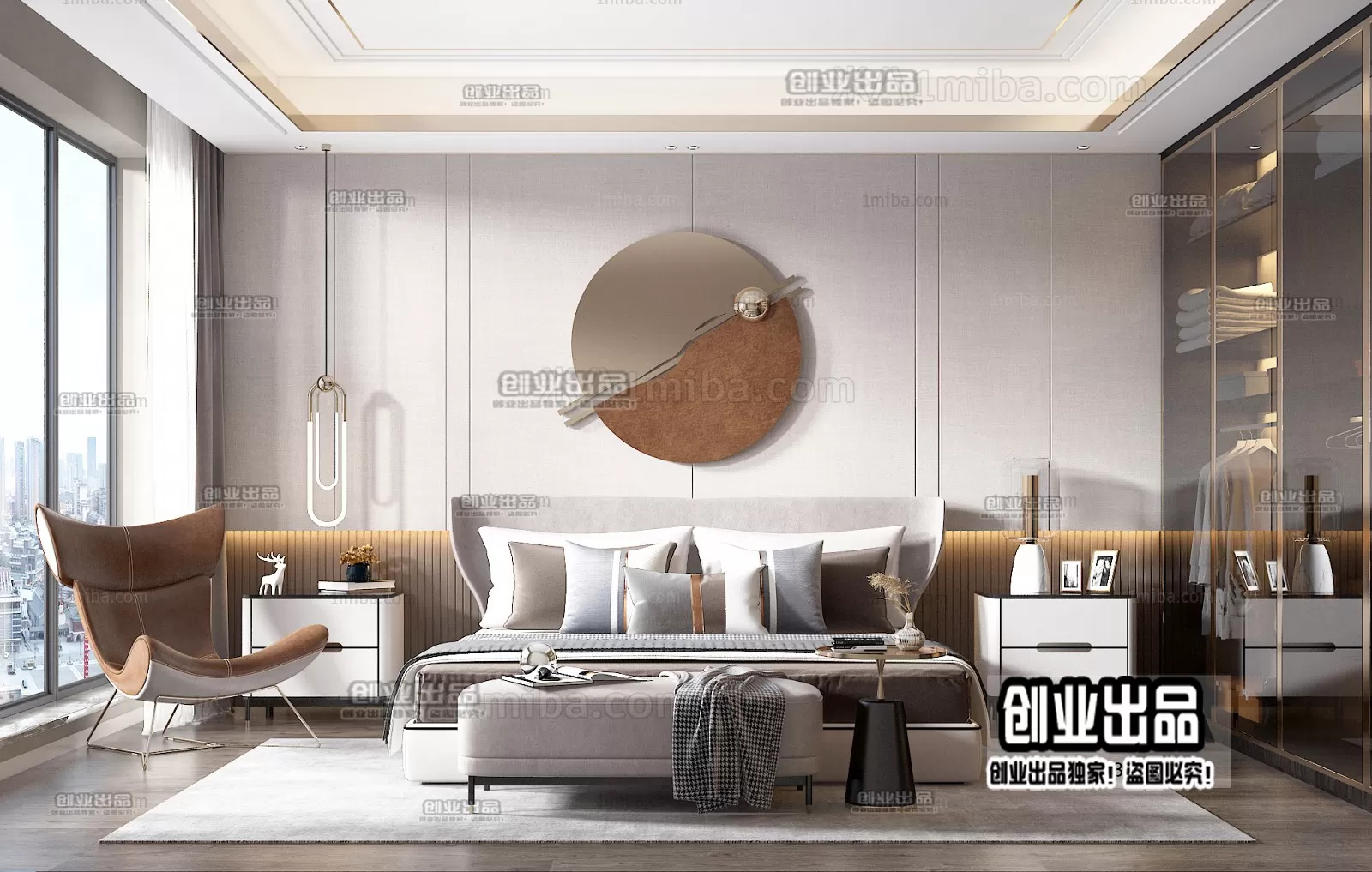 Bedroom – Modern Interior Design – 3D Models – 072 Bedroom – Modern Interior Design – 3D Models – 072
