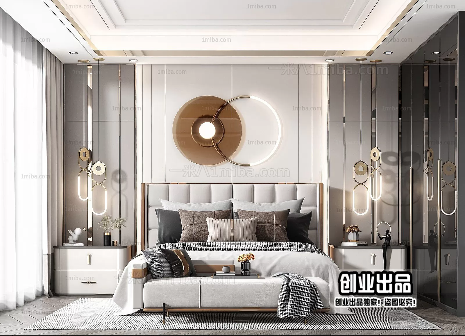 Bedroom – Modern Interior Design – 3D Models – 084 Bedroom – Modern Interior Design – 3D Models – 084