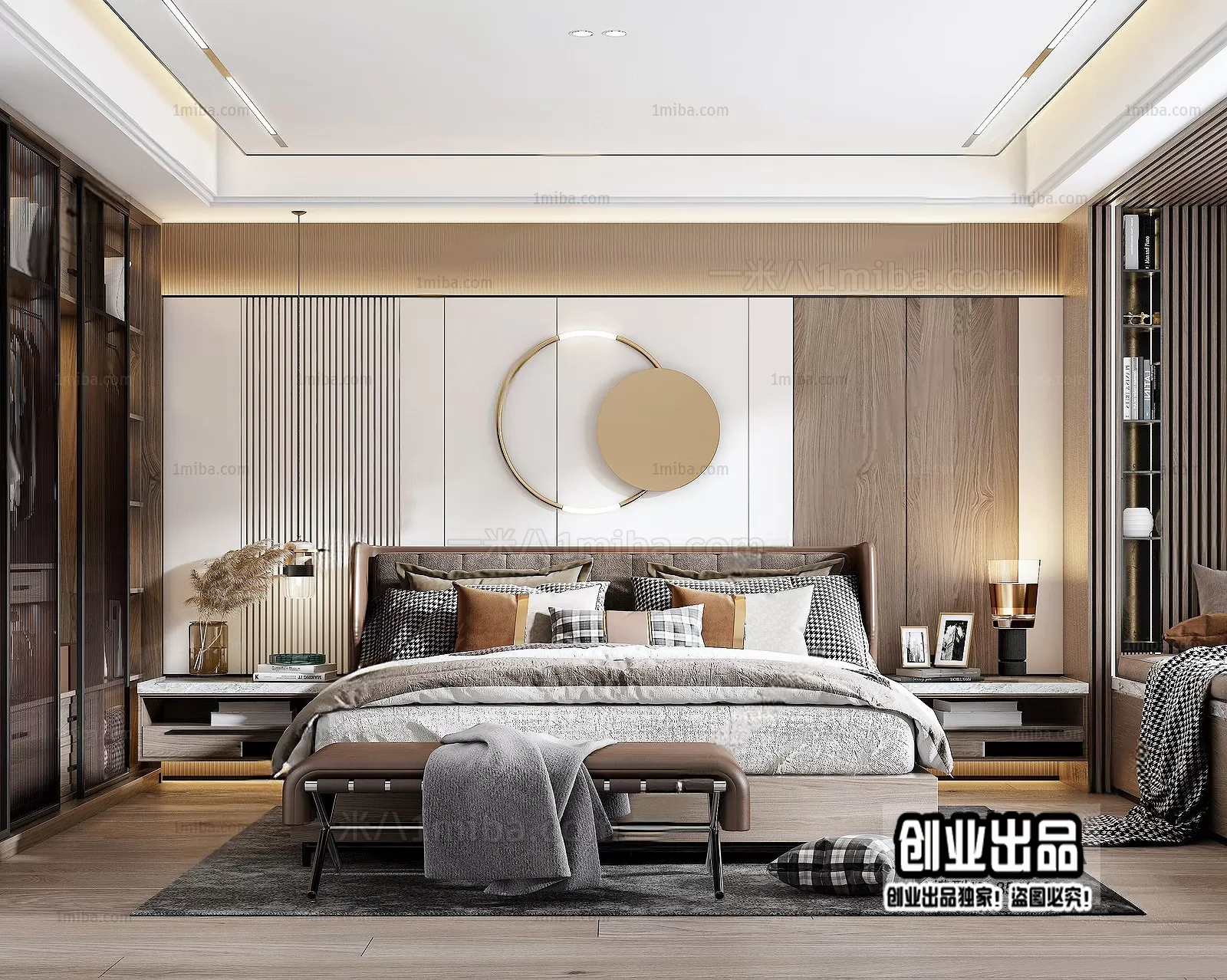 Bedroom – Modern Interior Design – 3D Models – 087 Bedroom – Modern Interior Design – 3D Models – 087