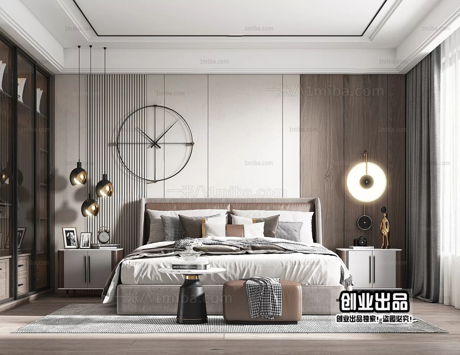 Bedroom – Modern Interior Design – 3D Models – 092 Bedroom – Modern Interior Design – 3D Models – 092