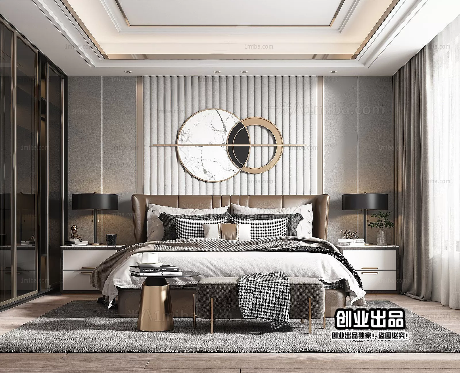 Bedroom – Modern Interior Design – 3D Models – 093 Bedroom – Modern Interior Design – 3D Models – 093
