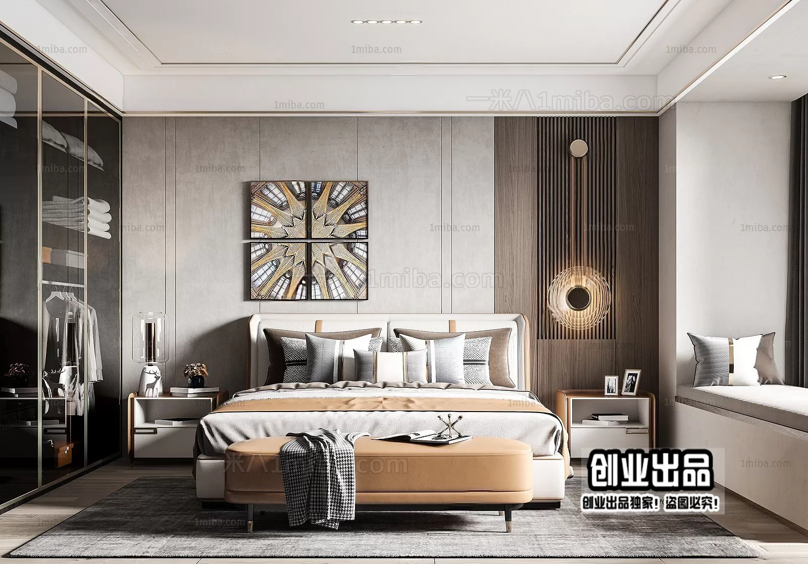 Bedroom – Modern Interior Design – 3D Models – 097 Bedroom – Modern Interior Design – 3D Models – 097