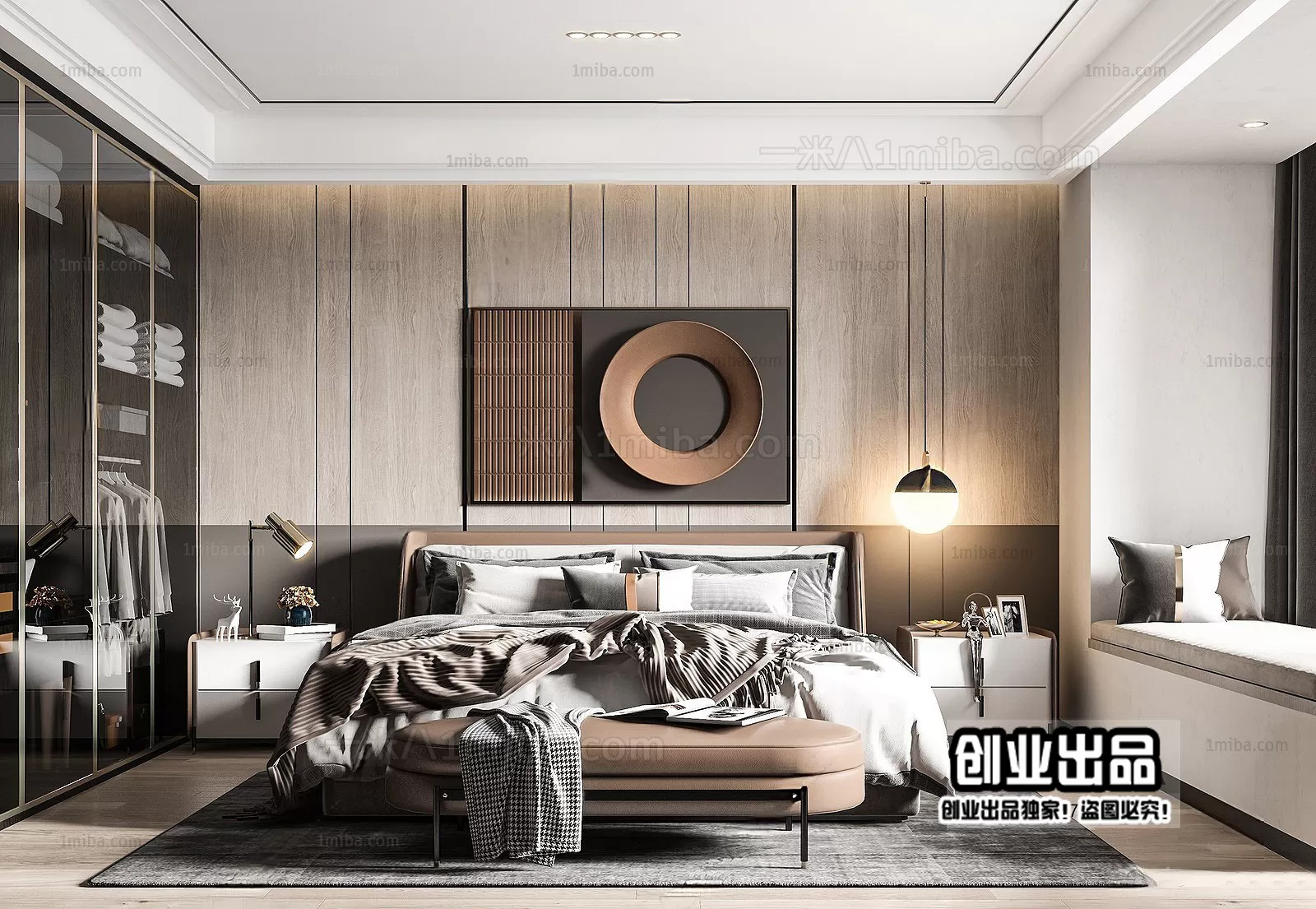 Bedroom – Modern Interior Design – 3D Models – 098 Bedroom – Modern Interior Design – 3D Models – 098