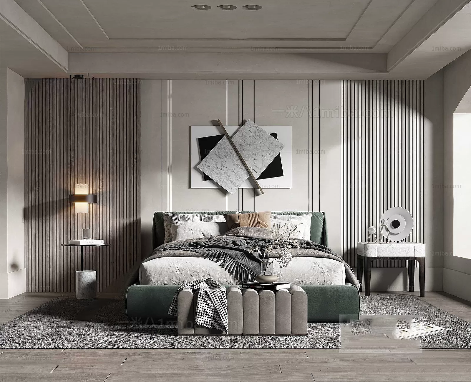 Bedroom – Modern Interior Design – 3D Models – 122
