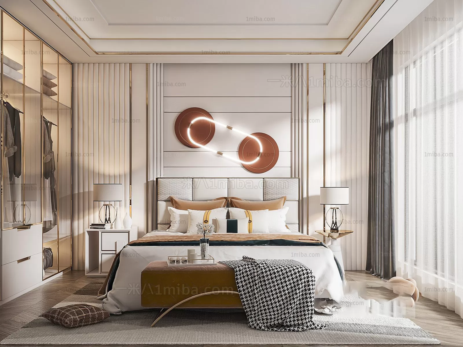 Bedroom – Modern Interior Design – 3D Models – 133 Bedroom – Modern Interior Design – 3D Models – 133