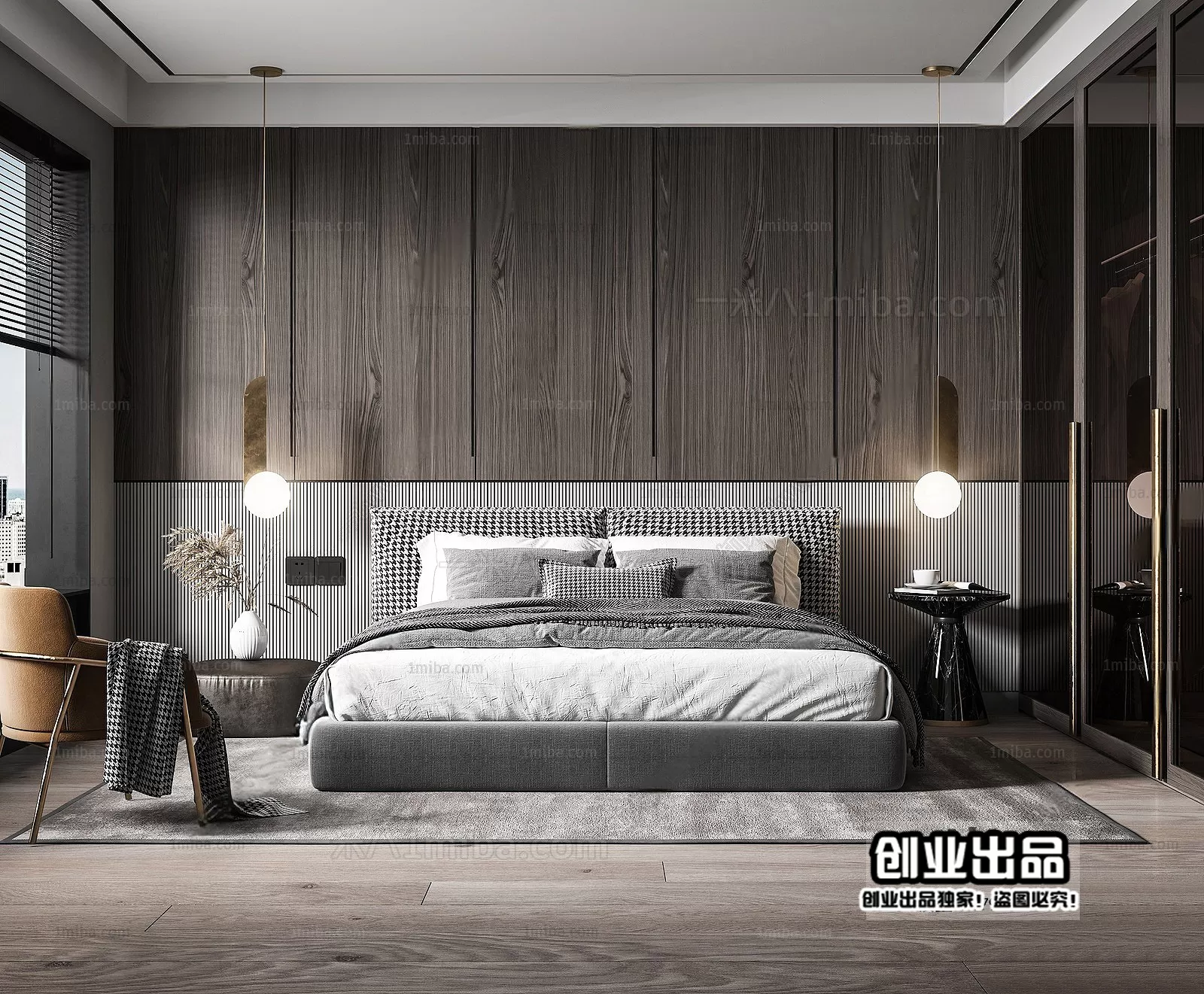 Bedroom – Modern Interior Design – 3D Models – 135