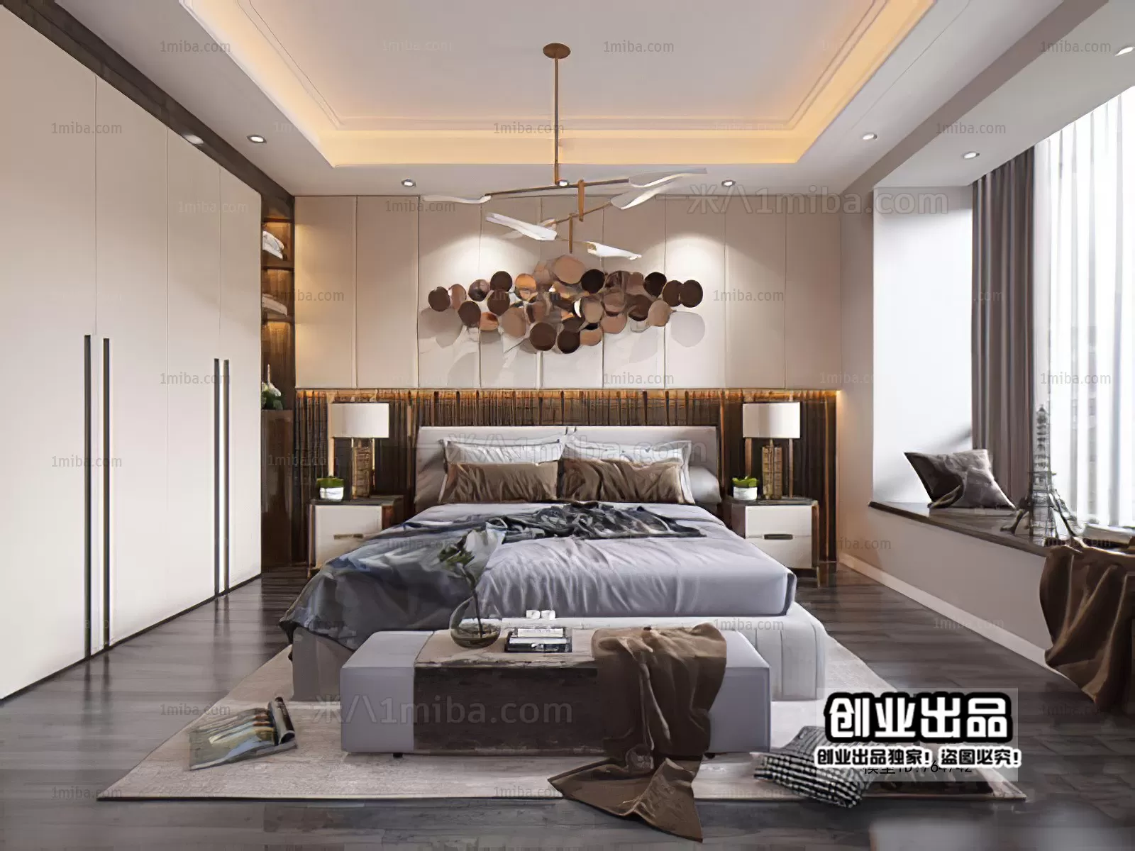 Bedroom – Modern Interior Design – 3D Models – 147 Bedroom – Modern Interior Design – 3D Models – 147