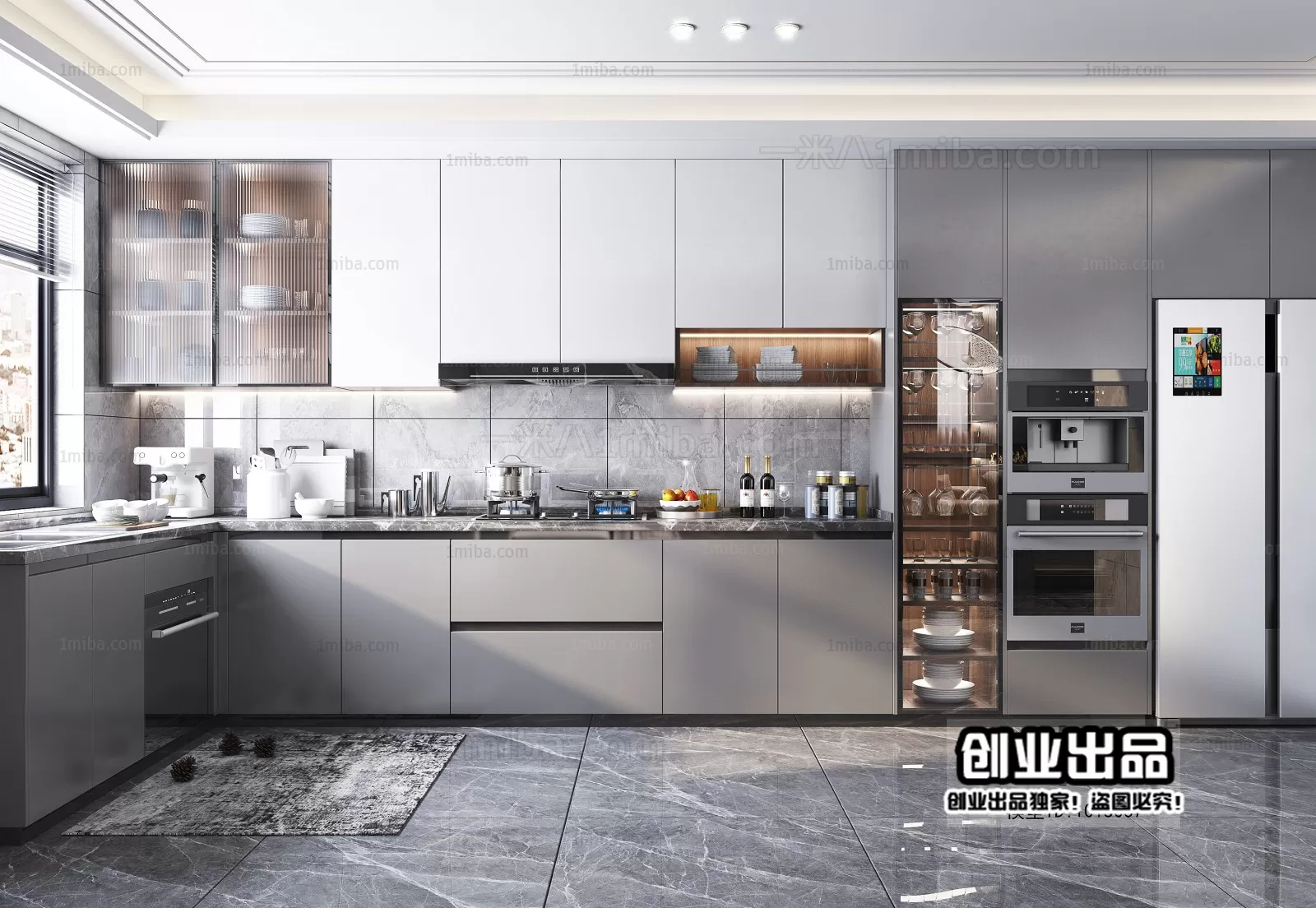 Kitchen – Modern Interior Design – 3D Models – 051