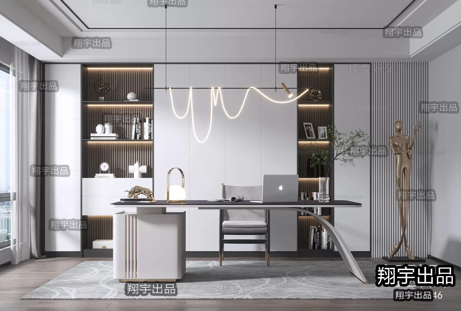 Office – Modern Interior Design – 3D Models – 001