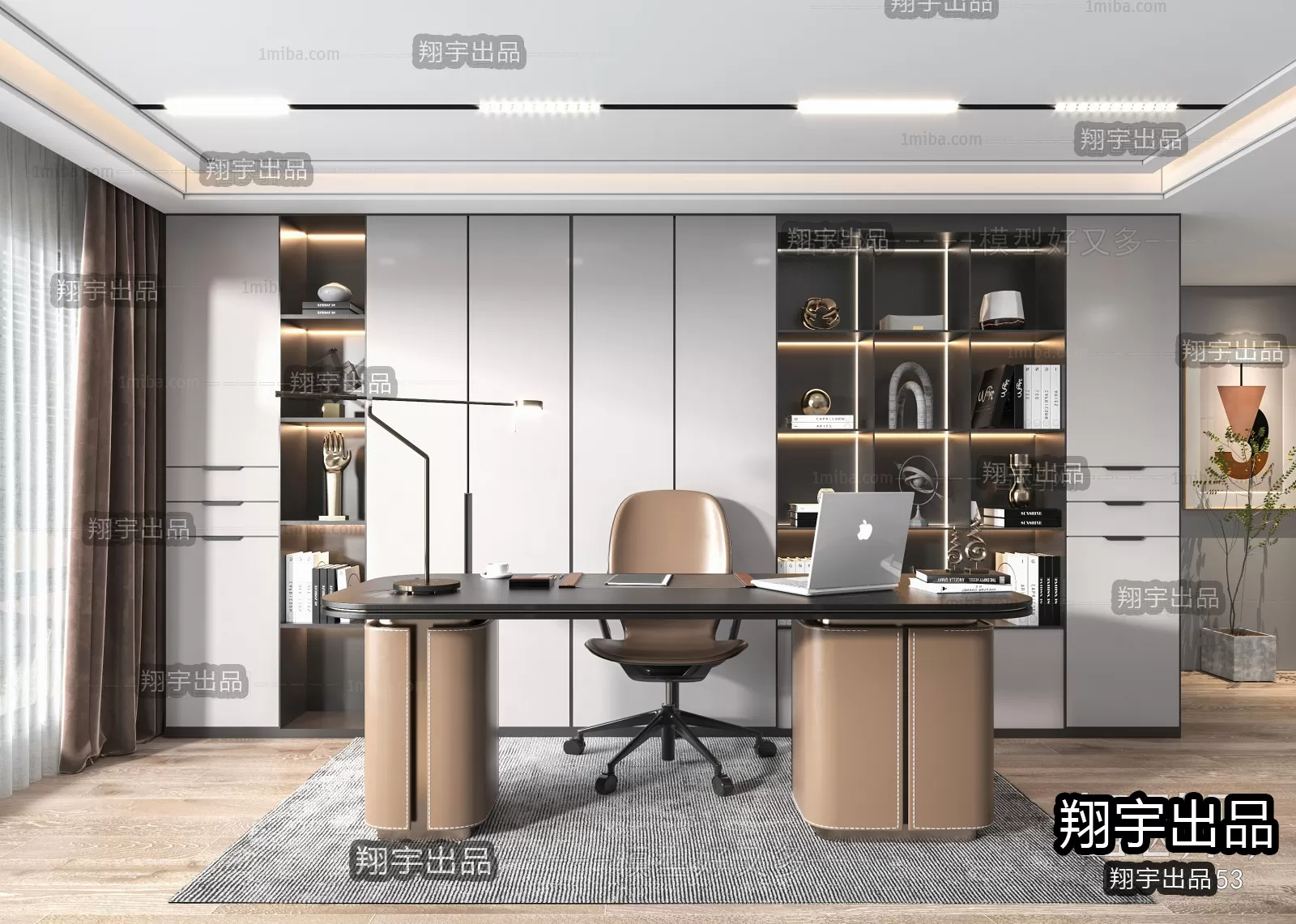 Office – Modern Interior Design – 3D Models – 004