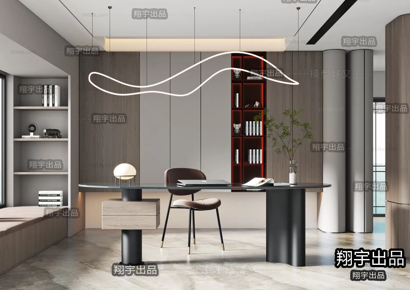 Office – Modern Interior Design – 3D Models – 005