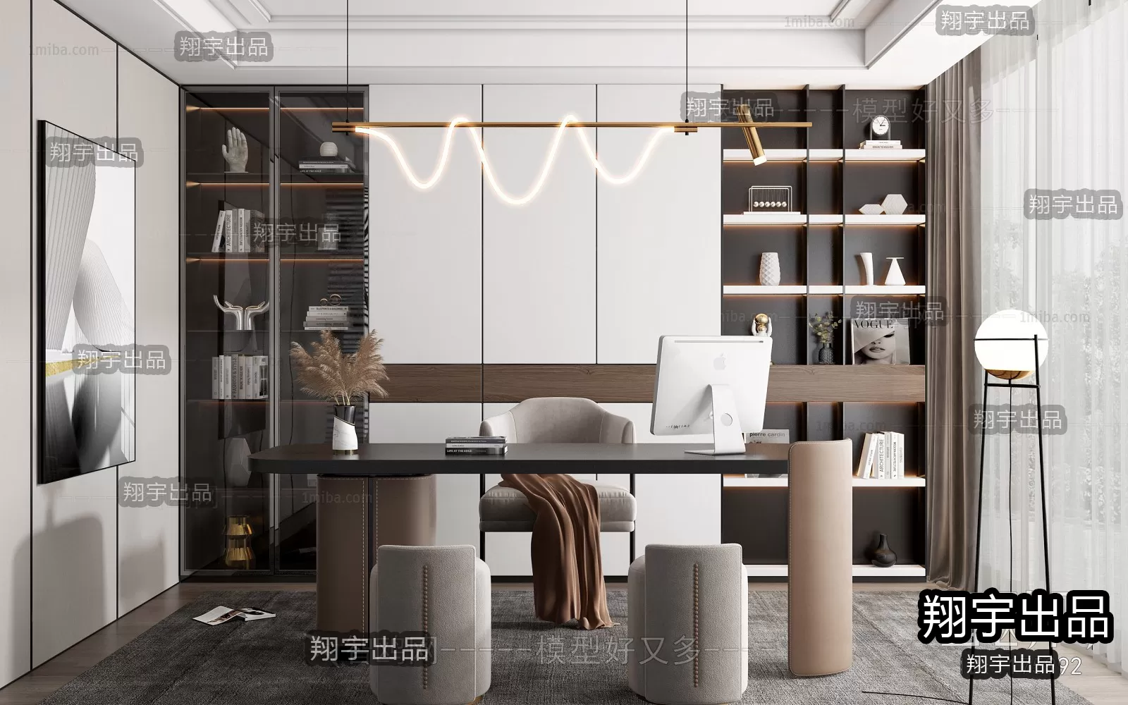 Office – Modern Interior Design – 3D Models – 006