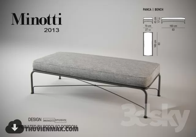 BEDROOM BENCH – 3DSKY – 013