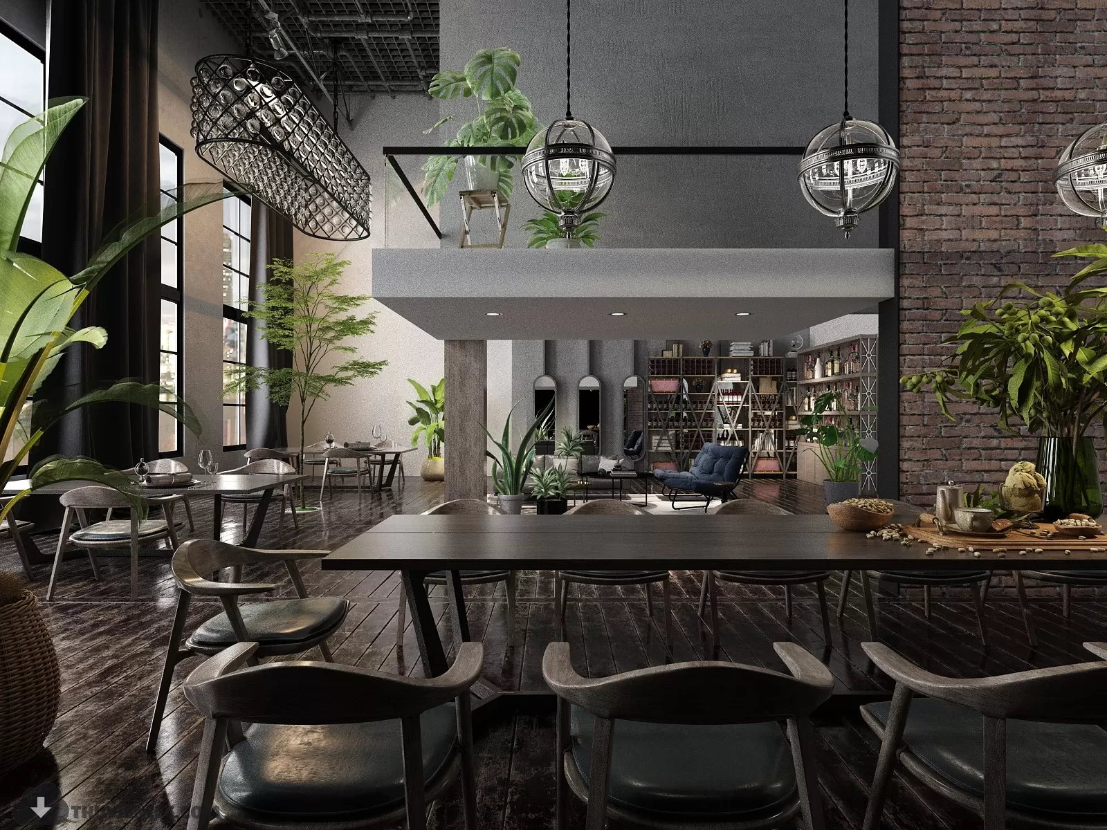 PRO 3D SCENE – COFFEE SHOP 3D BLOCK – 016