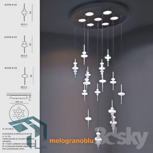 LIGHTING 3D SKY – CEILING LIGHT – 225