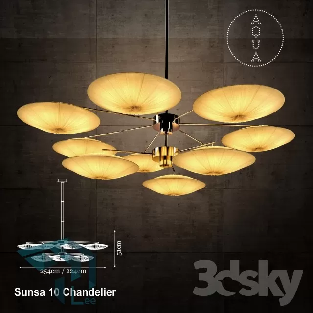 LIGHTING 3D SKY – CEILING LIGHT – 258