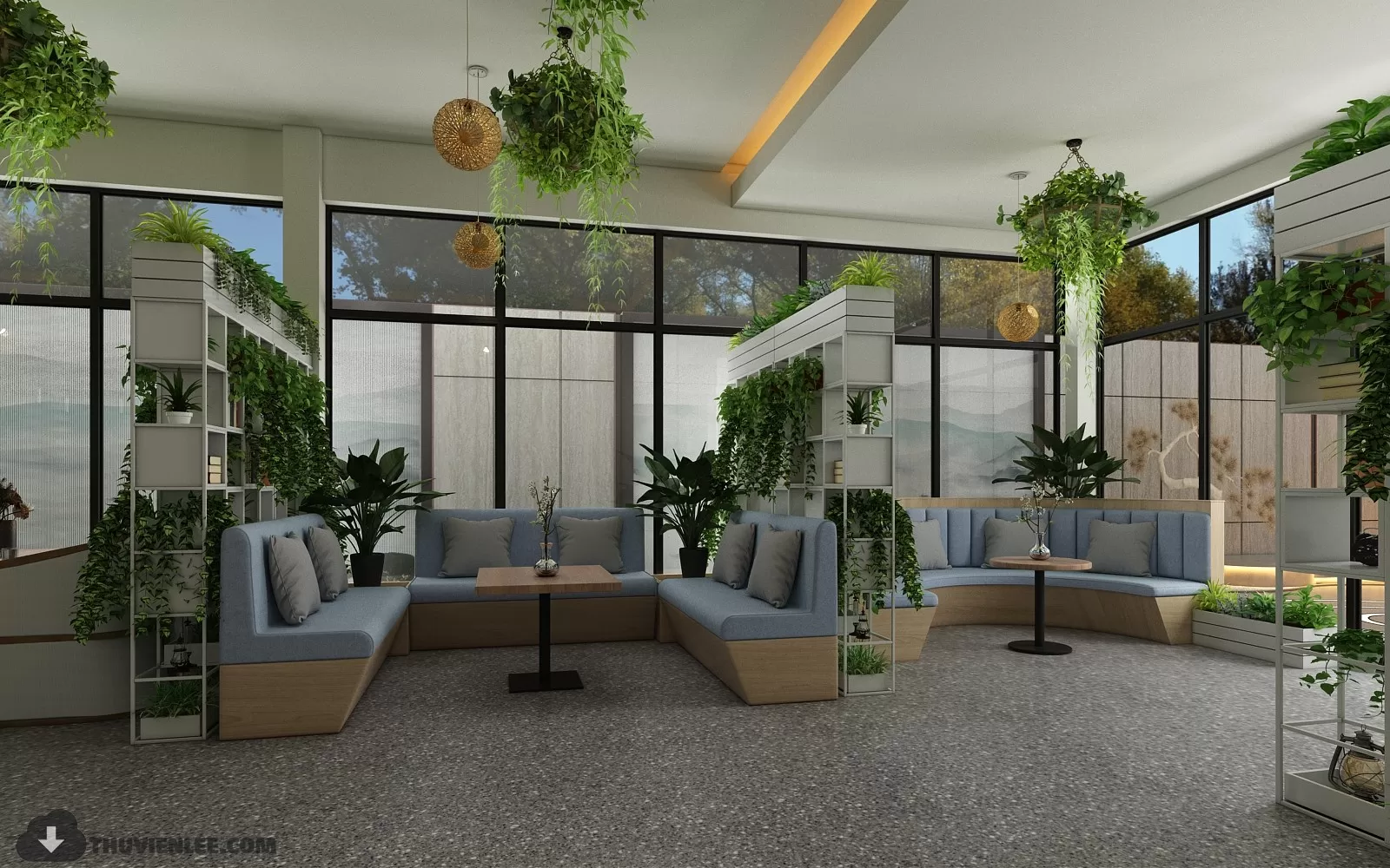 PRO 3D SCENE – COFFEE SHOP 3D BLOCK – 035