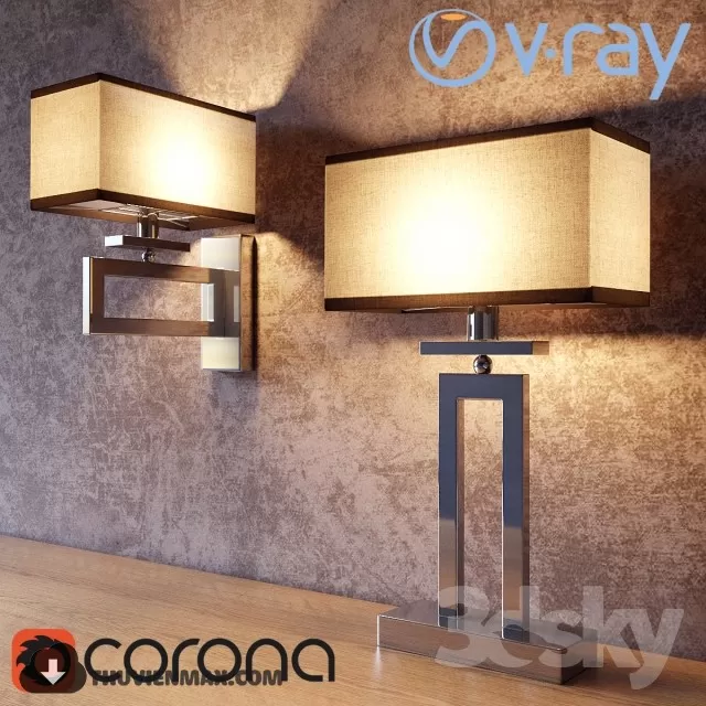 LAMP – TABLE LIGHTING – 3D – 079