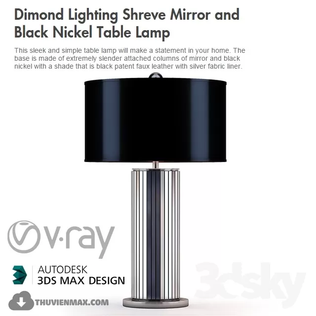 LAMP – TABLE LIGHTING – 3D – 149