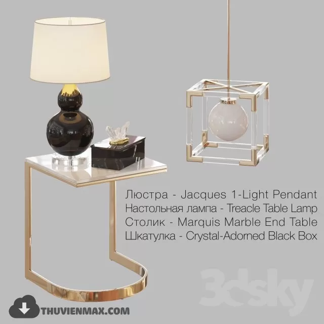 LAMP – TABLE LIGHTING – 3D – 168