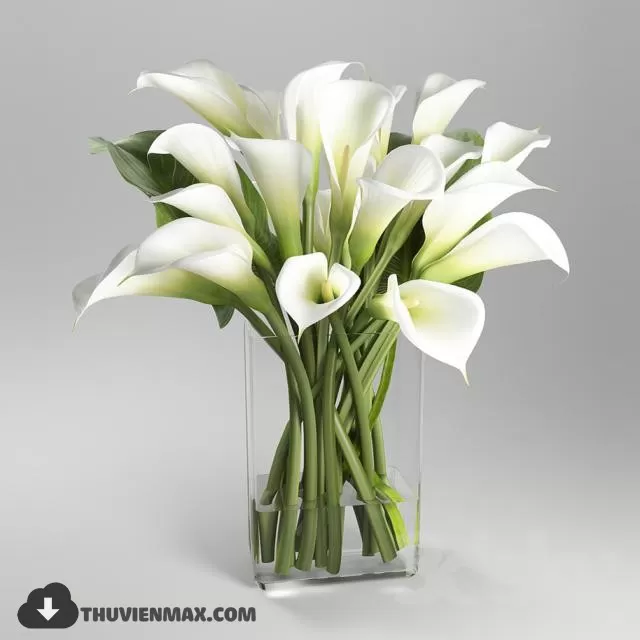 FLOWER – 3DMODEL – VASE – 003