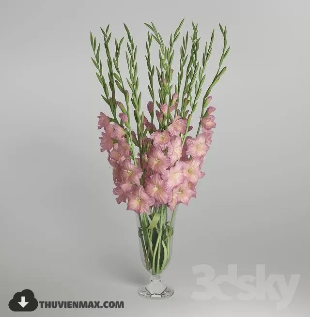 FLOWER – 3DMODEL – VASE – 014