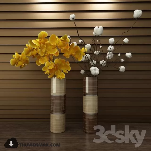 FLOWER – 3DMODEL – VASE – 017